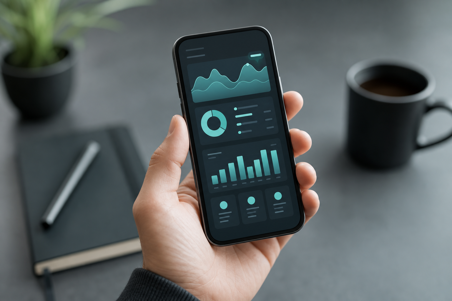 Mobile app monetization and analytics on a smartphone