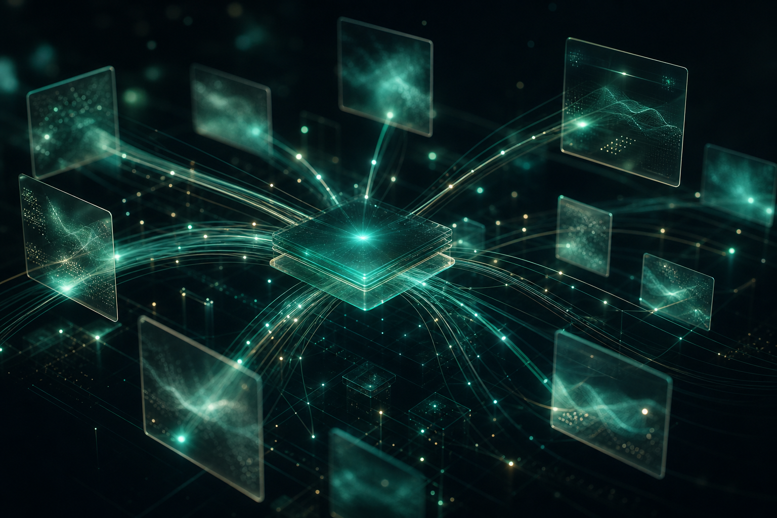 Abstract visualization of premium ad networks and real-time bidding